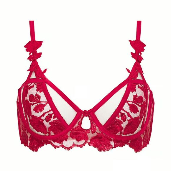 For Love & Lemons Other - For Love & Lemons Romantic Roses Bra - Size Large (38A, 36B/C, 34DD, 38D)